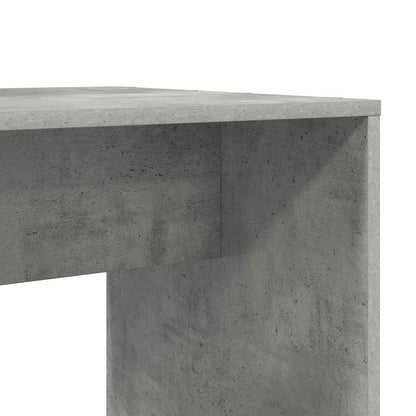 vidaXL Desk Concrete Grey 138.5 x 55 x 143 cm Engineered Wood