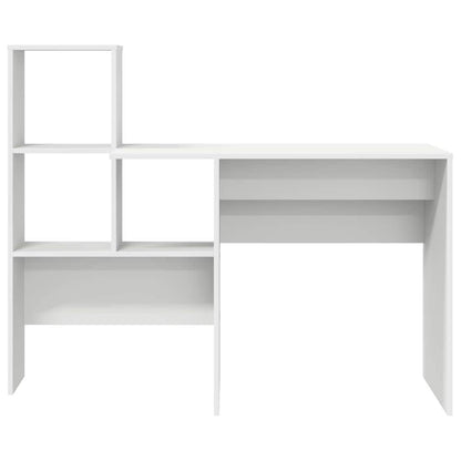 vidaXL Desk White Engineered Wood 131.5 x 50 x 106.5 cm