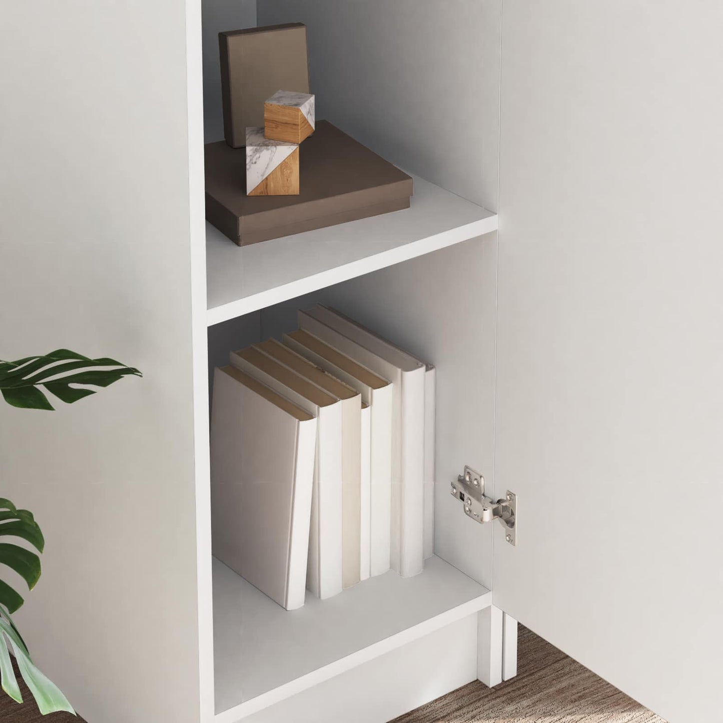 vidaXL Desk 2 pcs White