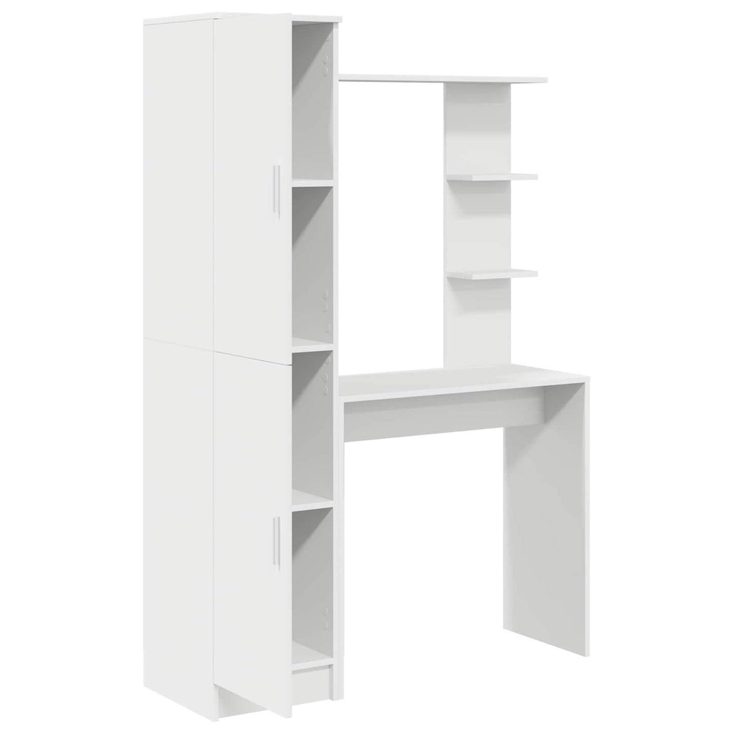 vidaXL Desk 2 pcs White