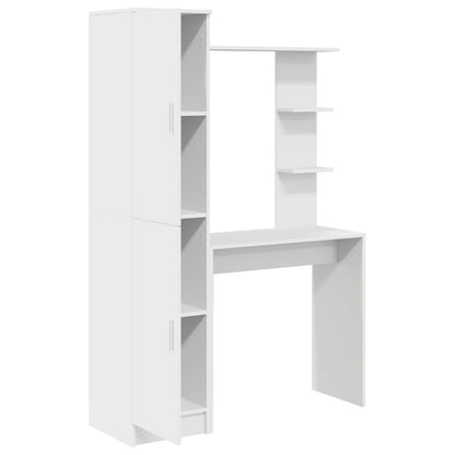 vidaXL Desk 2 pcs White