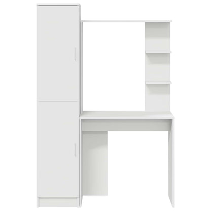 vidaXL Desk 2 pcs White