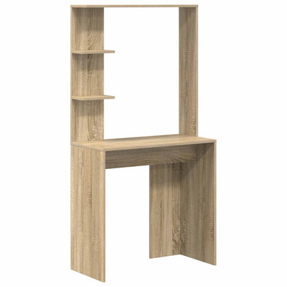 vidaXL Desk 2 pcs Sonoma Oak
