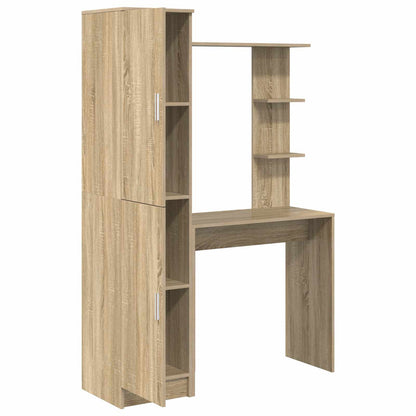 vidaXL Desk 2 pcs Sonoma Oak