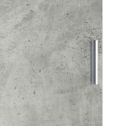 vidaXL Desk 2 pcs Concrete Grey