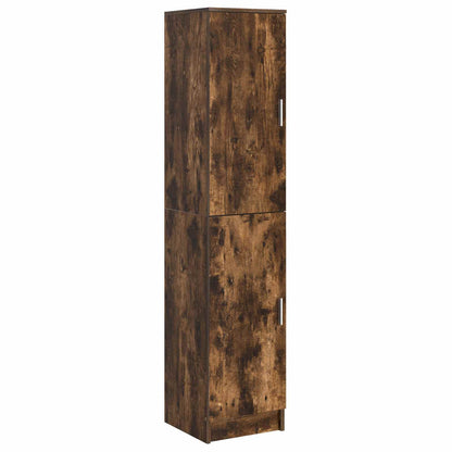 vidaXL Desk 2 pcs Smoked Oak