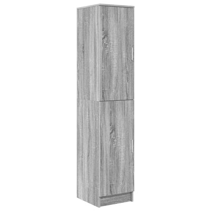 vidaXL Desk 2 pcs Grey Sonoma