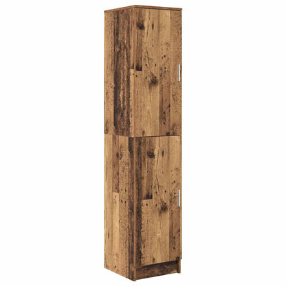 vidaXL Desk 2 pcs Old Wood