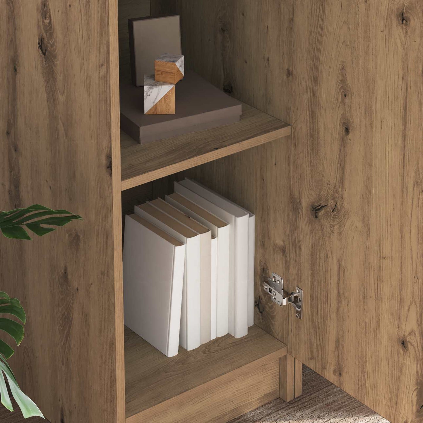 vidaXL Desk 2 pcs Artisan Oak