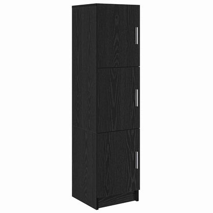 vidaXL Desk 2 pcs Black Oak