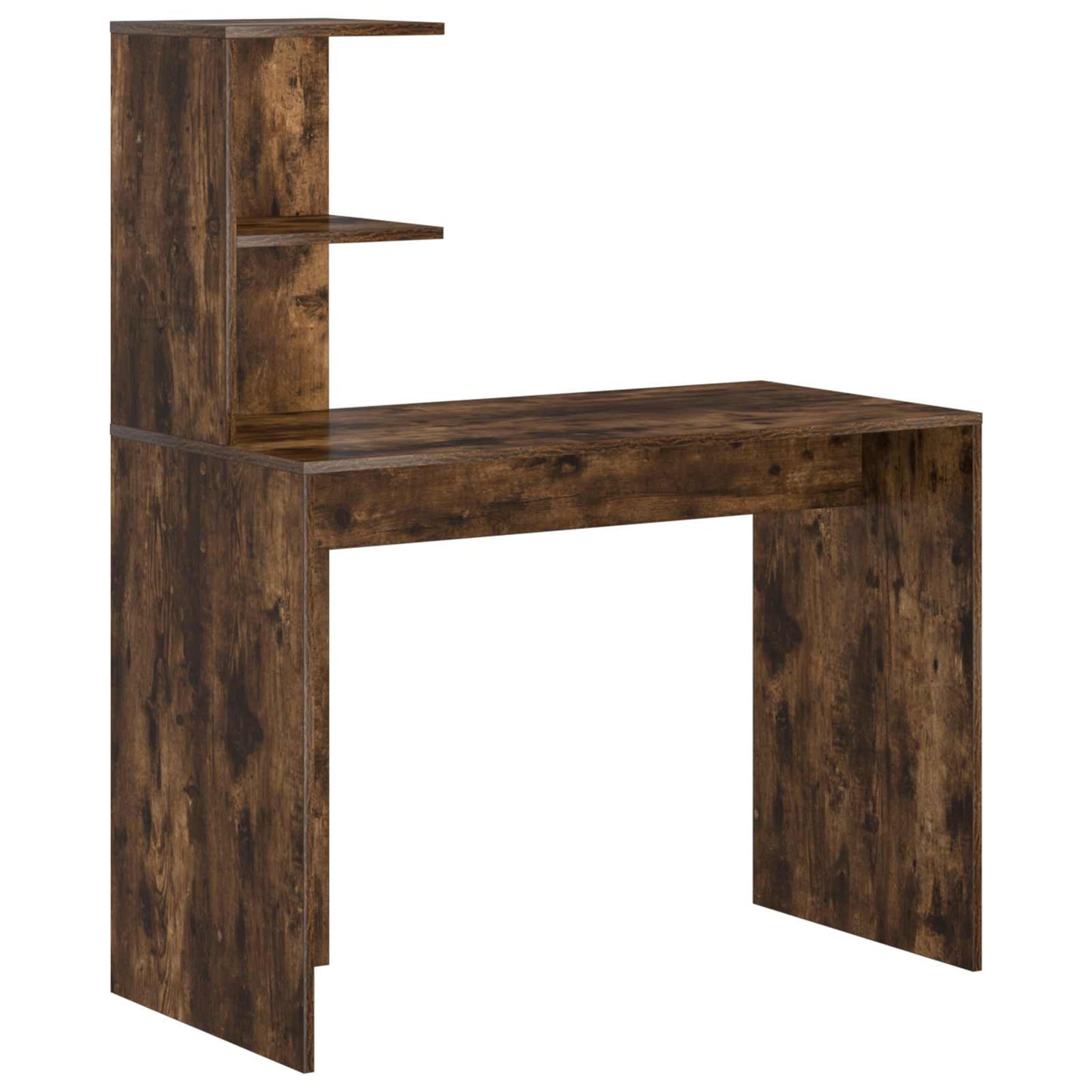 vidaXL Desk 2 pcs Smoked Oak