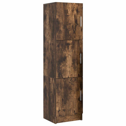 vidaXL Desk 2 pcs Smoked Oak