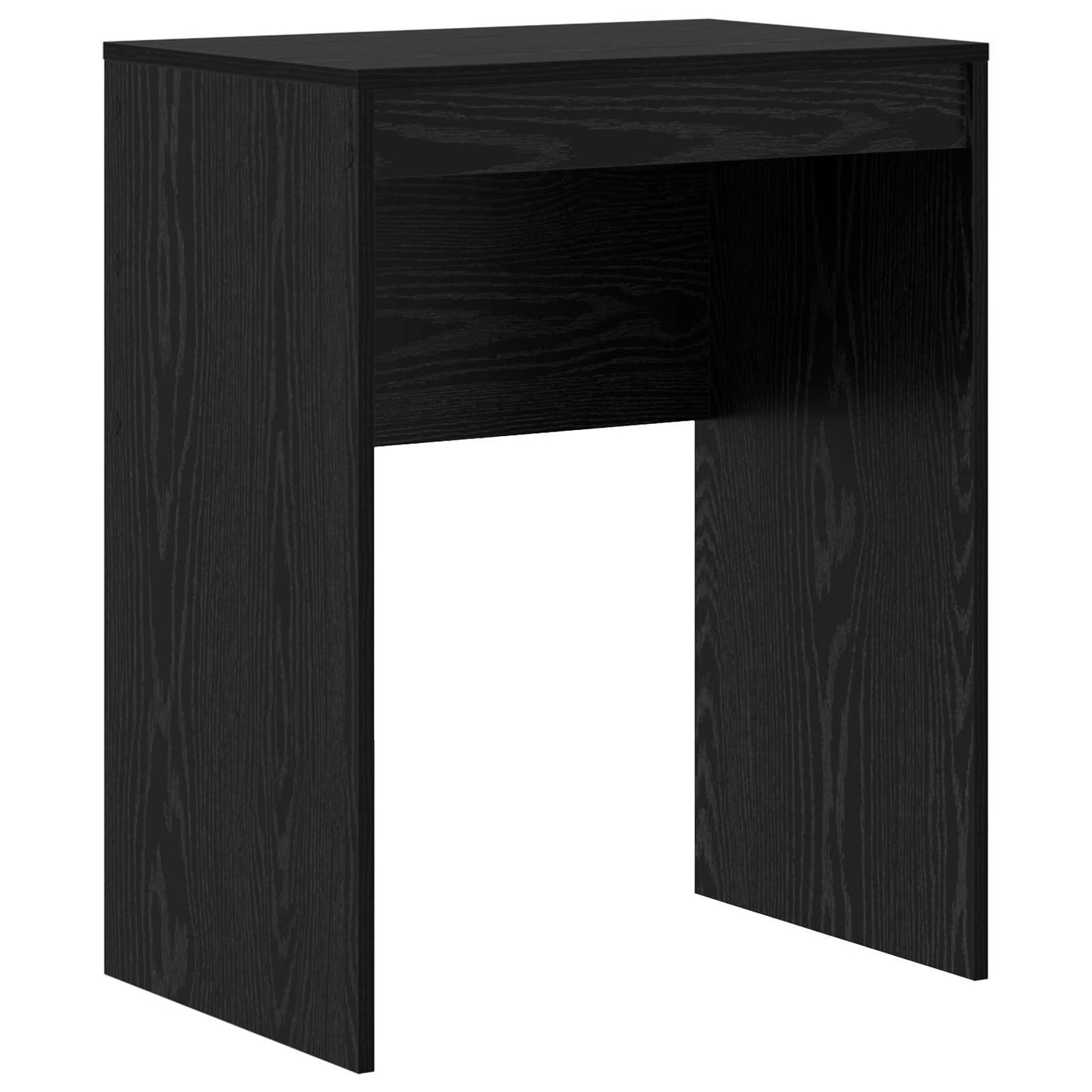 vidaXL Desk with Drawer with Shelf with Storage 2 pcs Black Oak