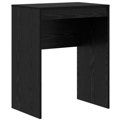 vidaXL Desk with Drawer with Shelf with Storage 2 pcs Black Oak