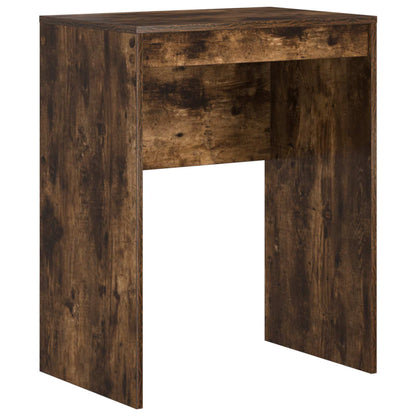 vidaXL Desk with Drawer with Shelf with Storage 2 pcs Smoked Oak