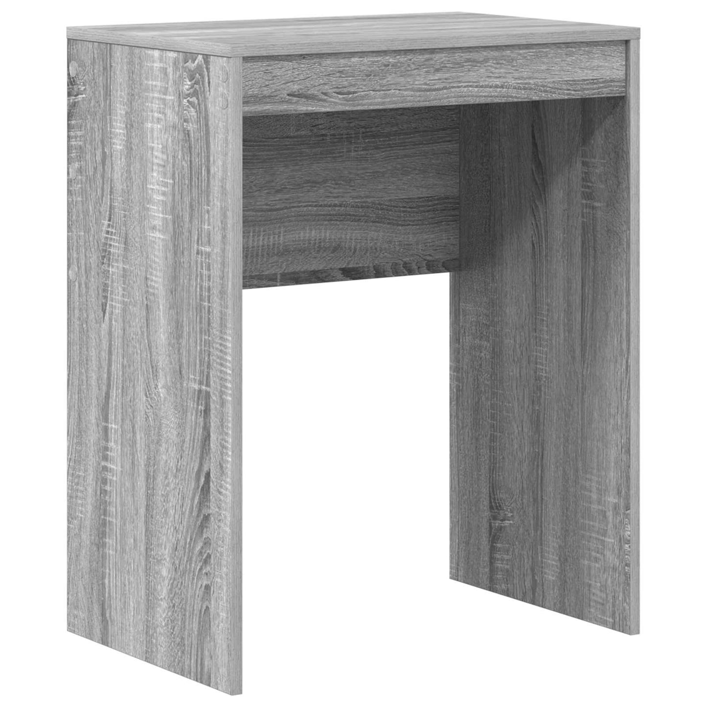vidaXL Desk with Drawer with Shelf with Storage 2 pcs Grey Sonoma