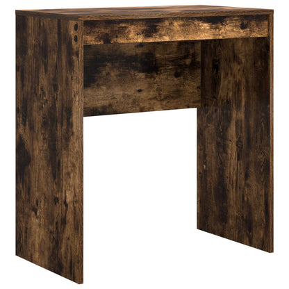 vidaXL Desk with Drawer with Shelf with Storage 2 pcs Smoked Oak