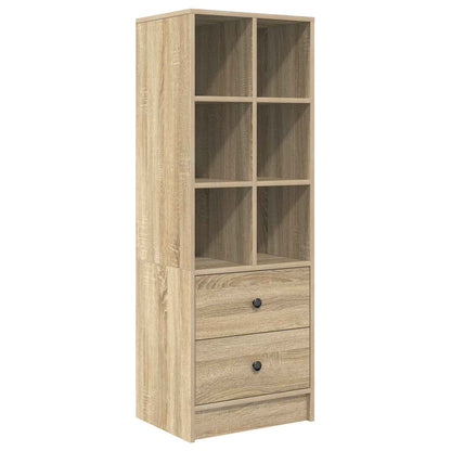 vidaXL Desk with Drawer with Shelf with Storage 2 pcs Sonoma Oak
