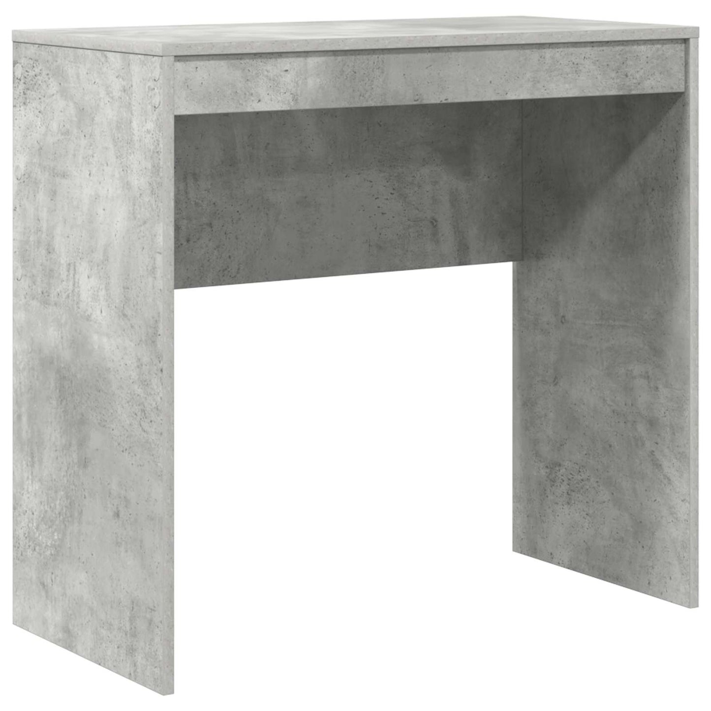 vidaXL Desk with Drawer with Shelf with Storage 2 pcs Concrete Grey