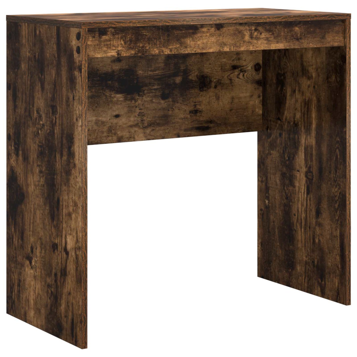 vidaXL Desk with Drawer with Shelf with Storage 2 pcs Smoked Oak