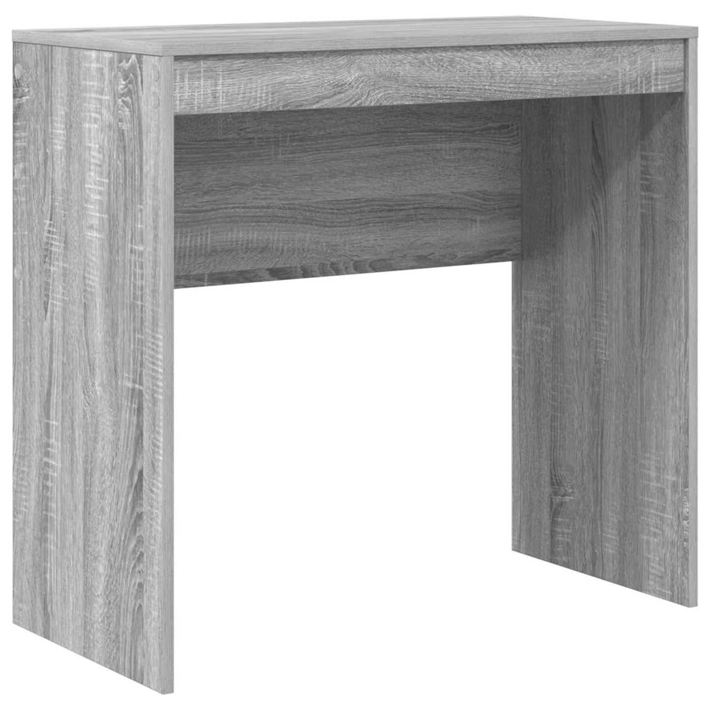 vidaXL Desk with Drawer with Shelf with Storage 2 pcs Grey Sonoma