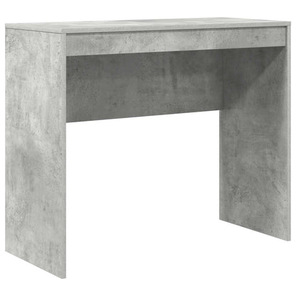 vidaXL Desk with Drawer with Shelf with Storage 2 pcs Concrete Grey