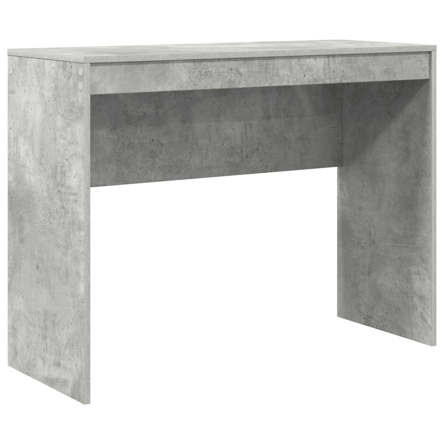 vidaXL Desk with Drawer with Shelf with Storage 2 pcs Concrete Grey