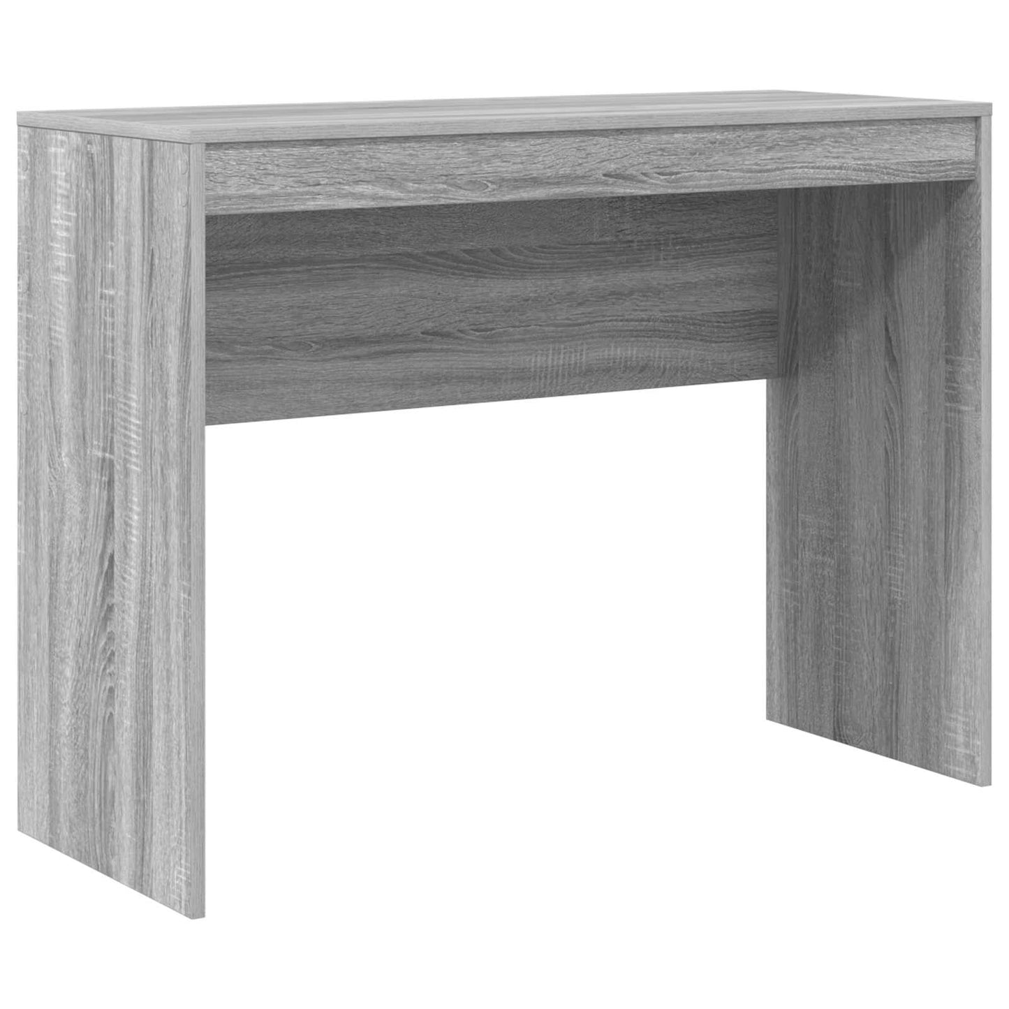 vidaXL Desk with Drawer with Shelf with Storage 2 pcs Grey Sonoma