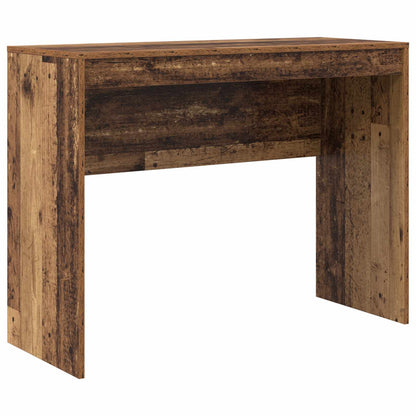 vidaXL Desk with Drawer with Shelf with Storage 2 pcs Old Wood