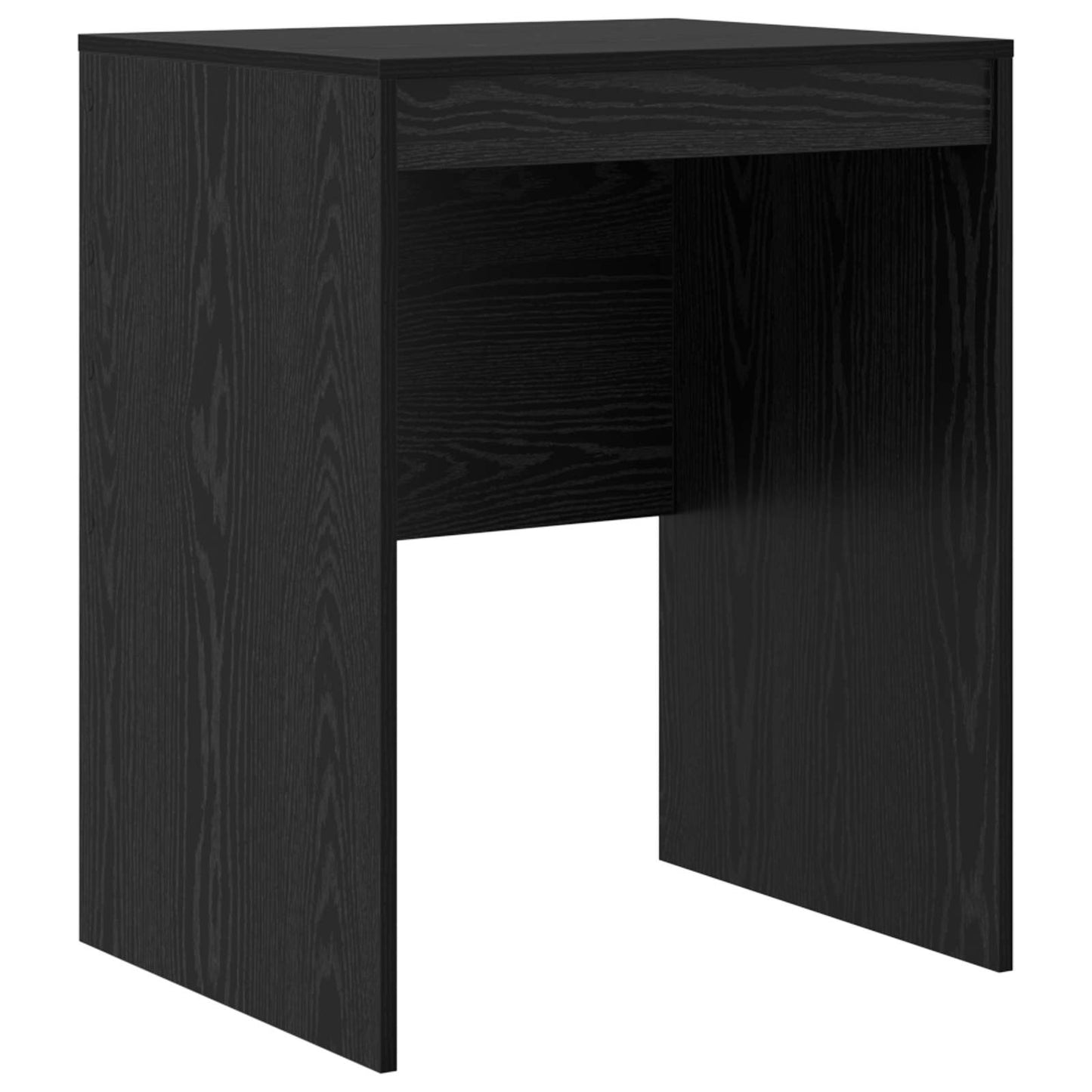 vidaXL Desk with Drawer with Shelf with Storage 2 pcs Black Oak