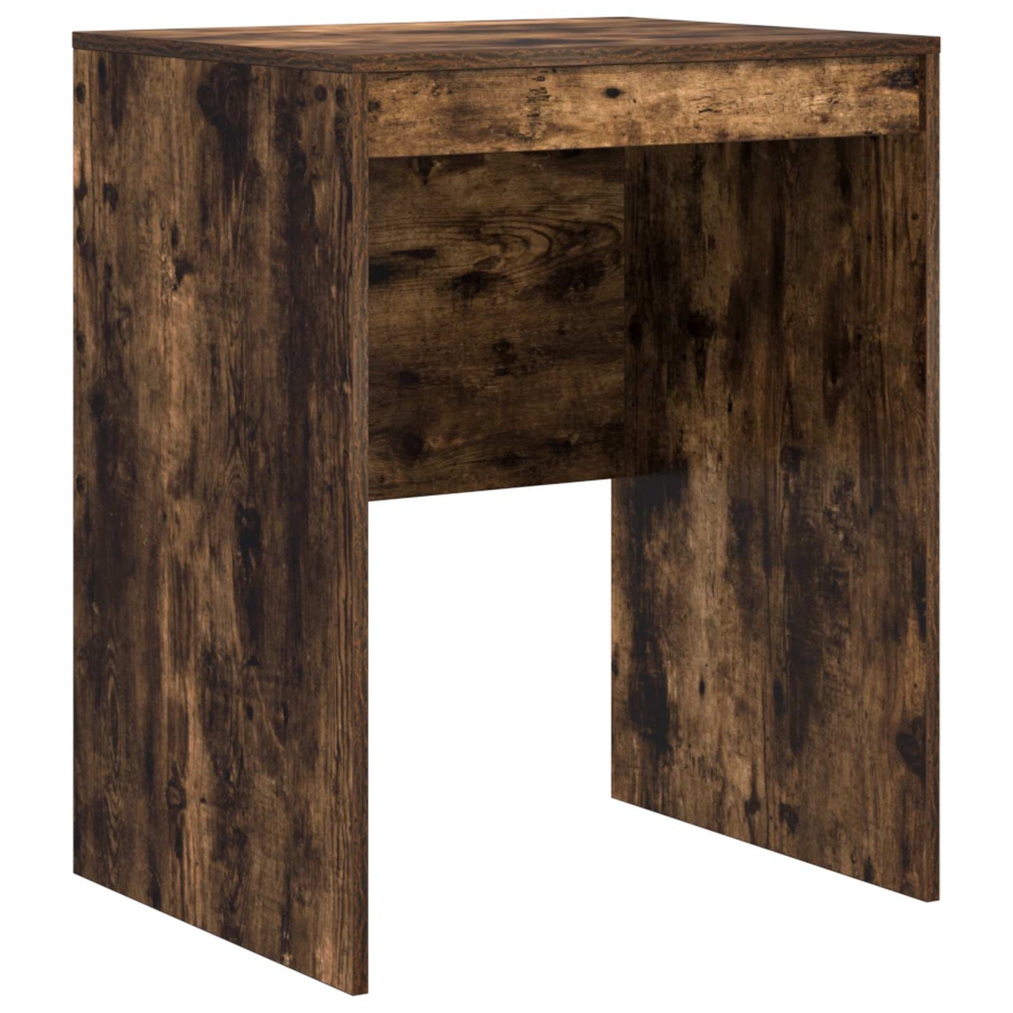 vidaXL Desk with Drawer with Shelf with Storage 2 pcs Smoked Oak