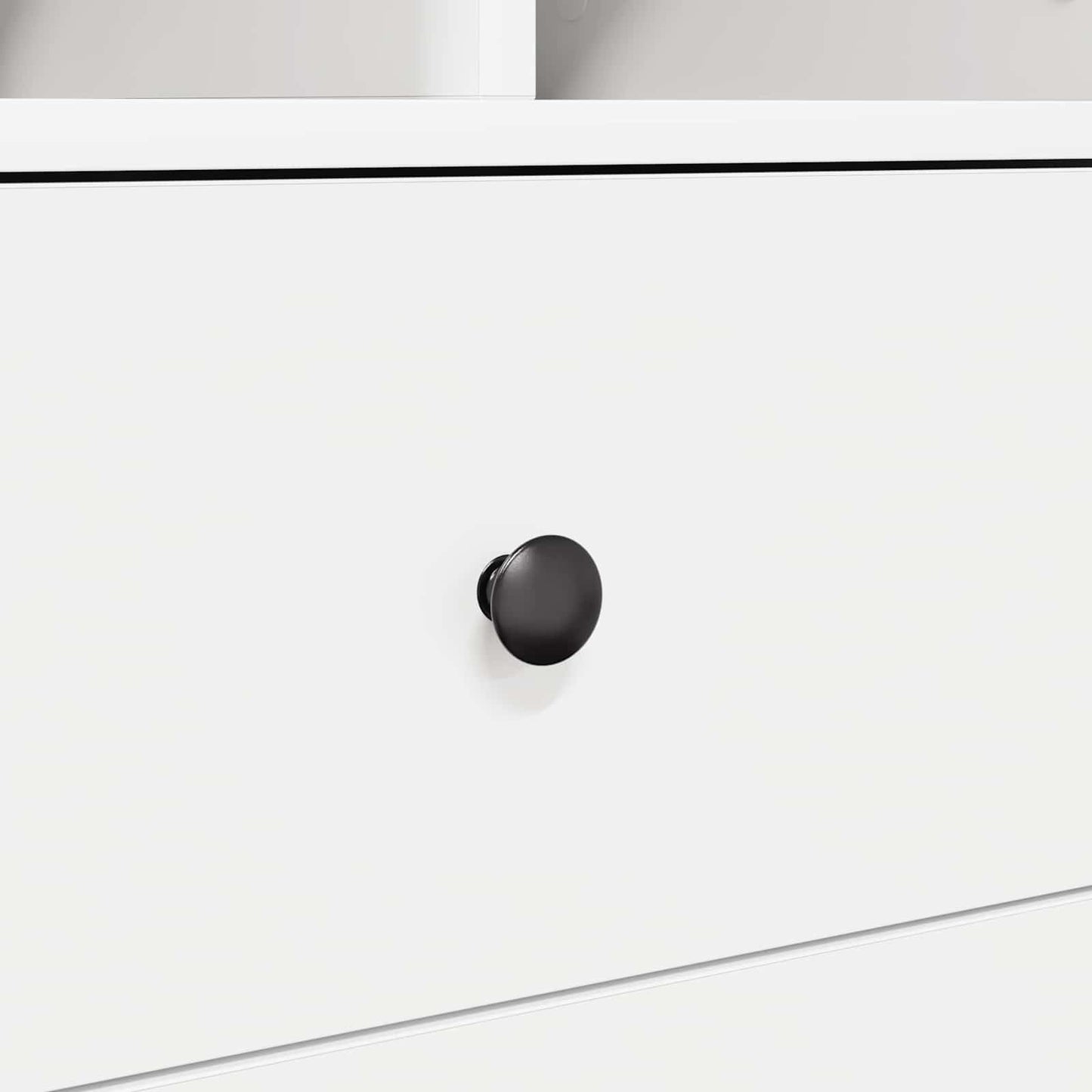 vidaXL Desk with Drawer with Shelf with Storage 2 pcs White