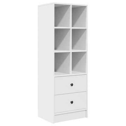vidaXL Desk with Drawer with Shelf with Storage 2 pcs White