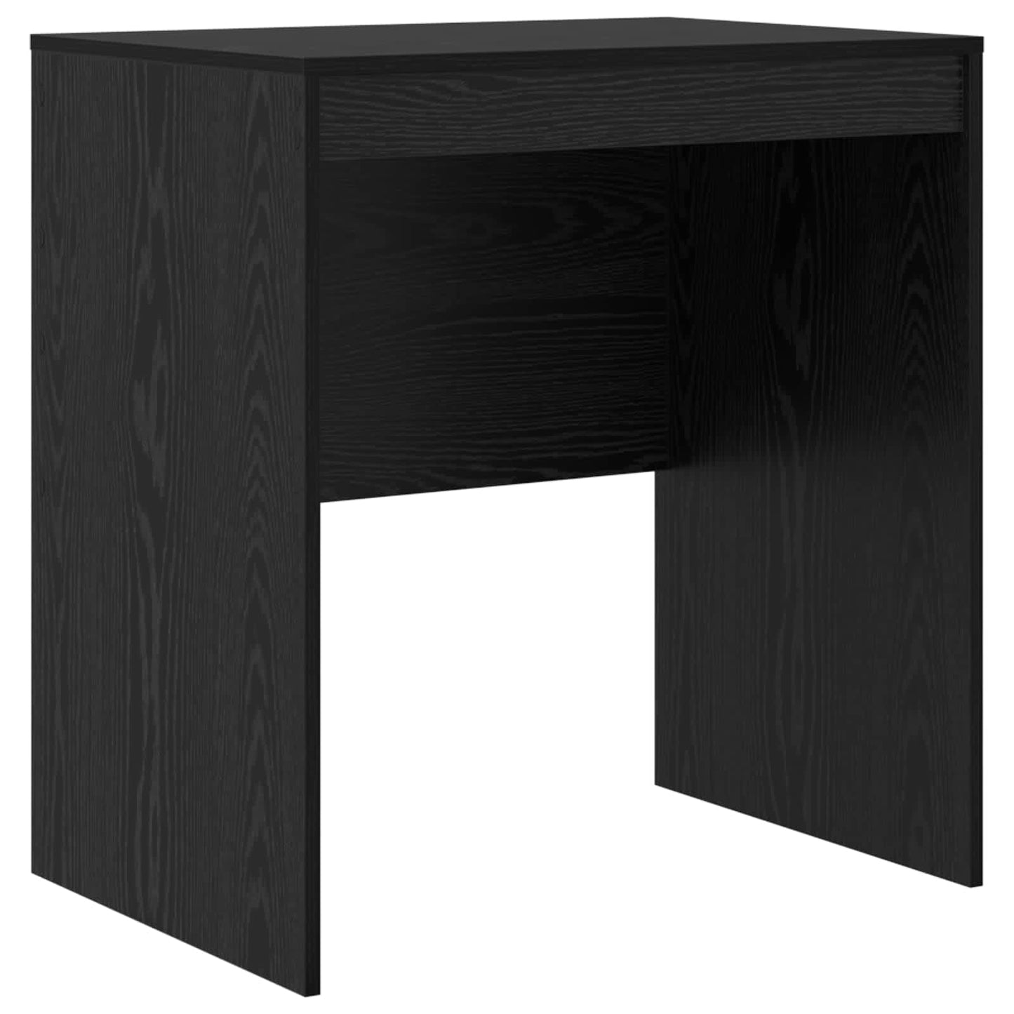 vidaXL Desk with Drawer with Shelf with Storage 2 pcs Black Oak