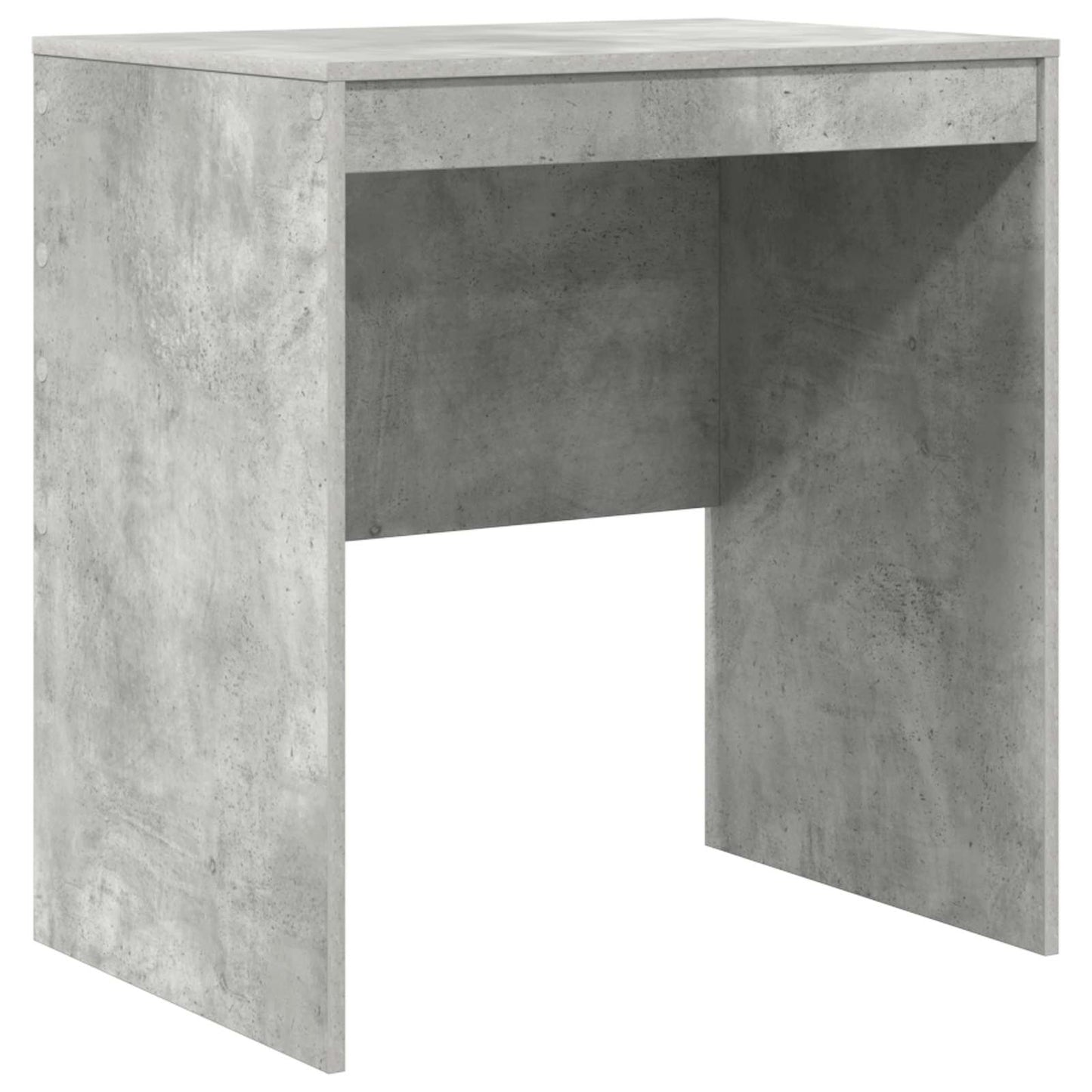 vidaXL Desk with Drawer with Shelf with Storage 2 pcs Concrete Grey