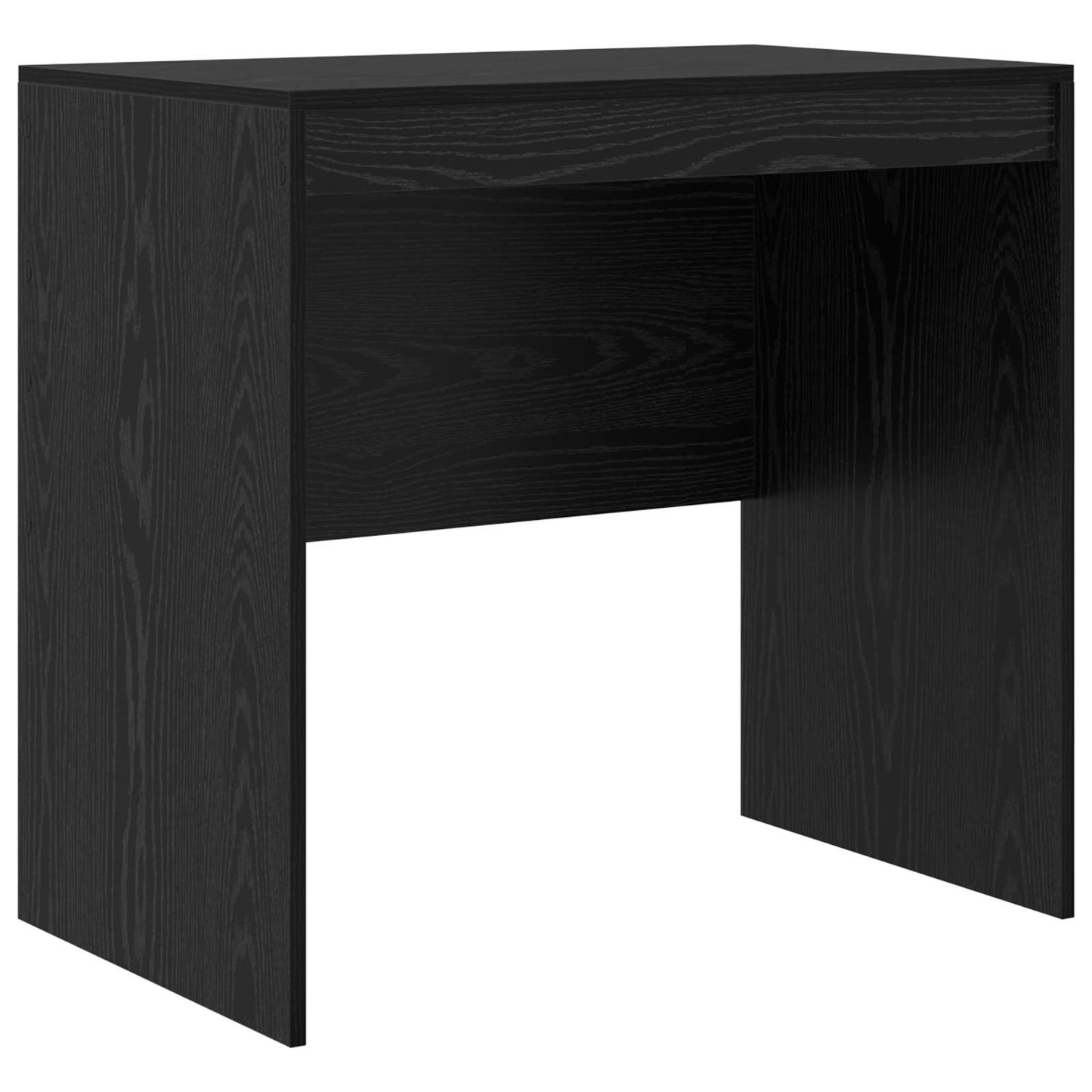 vidaXL Desk with Drawer with Shelf with Storage 2 pcs Black Oak