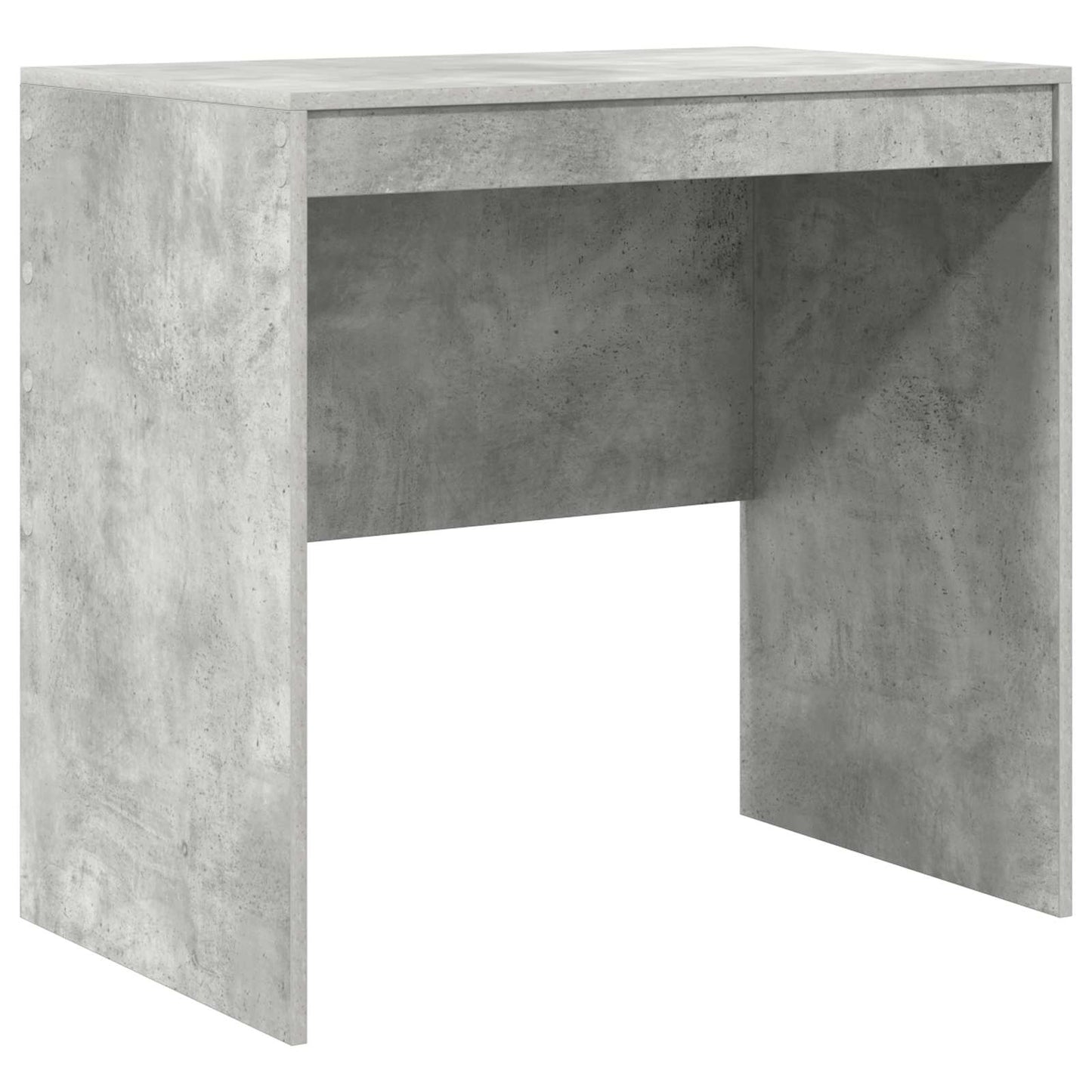 vidaXL Desk with Drawer with Shelf with Storage 2 pcs Concrete Grey
