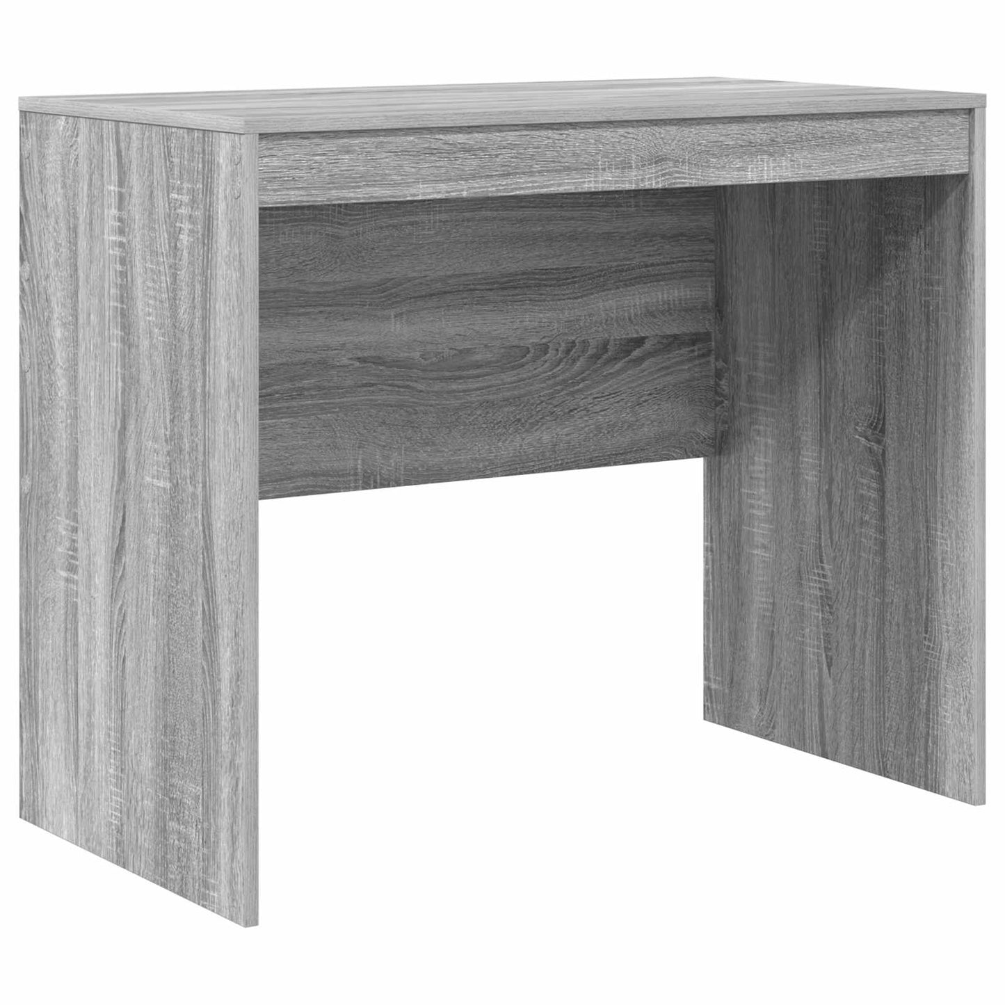 vidaXL Desk with Drawer with Shelf with Storage 2 pcs Grey Sonoma