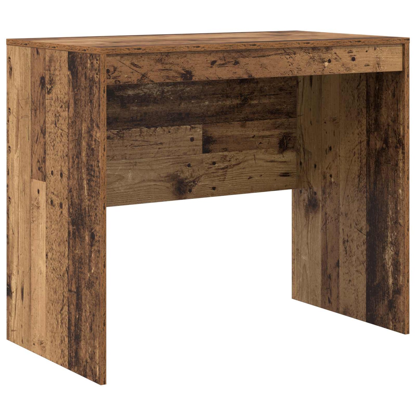 vidaXL Desk with Drawer with Shelf with Storage 2 pcs Old Wood