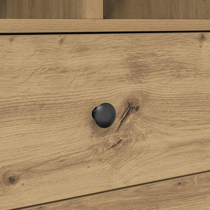 vidaXL Desk with Drawer with Shelf with Storage 2 pcs Artisan Oak