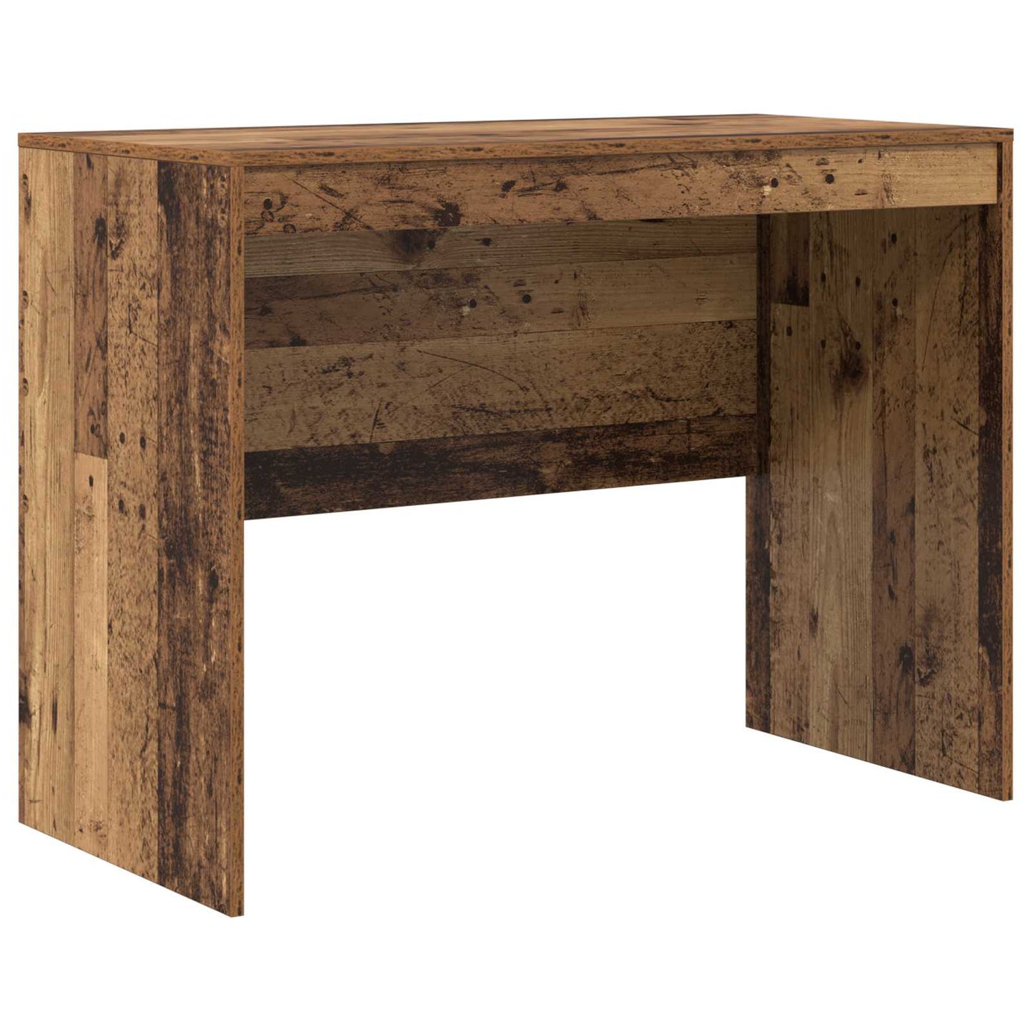 vidaXL Desk with Drawer 2 pcs Old Wood