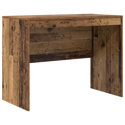 vidaXL Desk with Drawer 2 pcs Old Wood