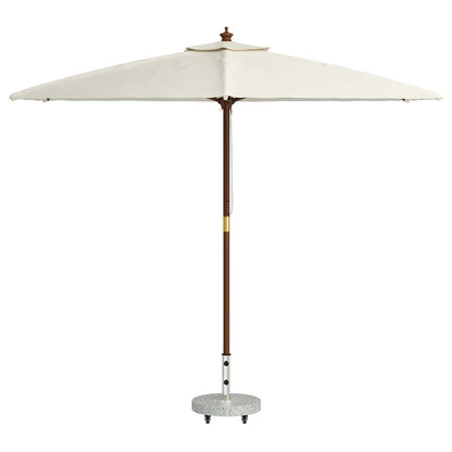 vidaXL Parasol Base 29.8kg Grey Granite and Stainless Steel Round