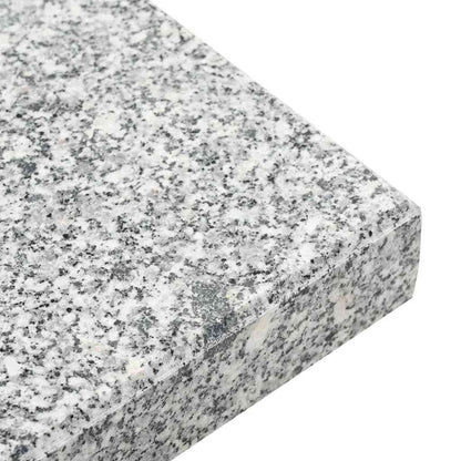 vidaXL Parasol Base 30kg Gery Granite Square