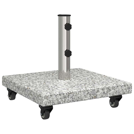vidaXL Parasol Base 30kg Gery Granite Square