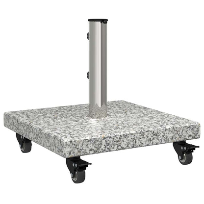vidaXL Parasol Base 30kg Gery Granite Square