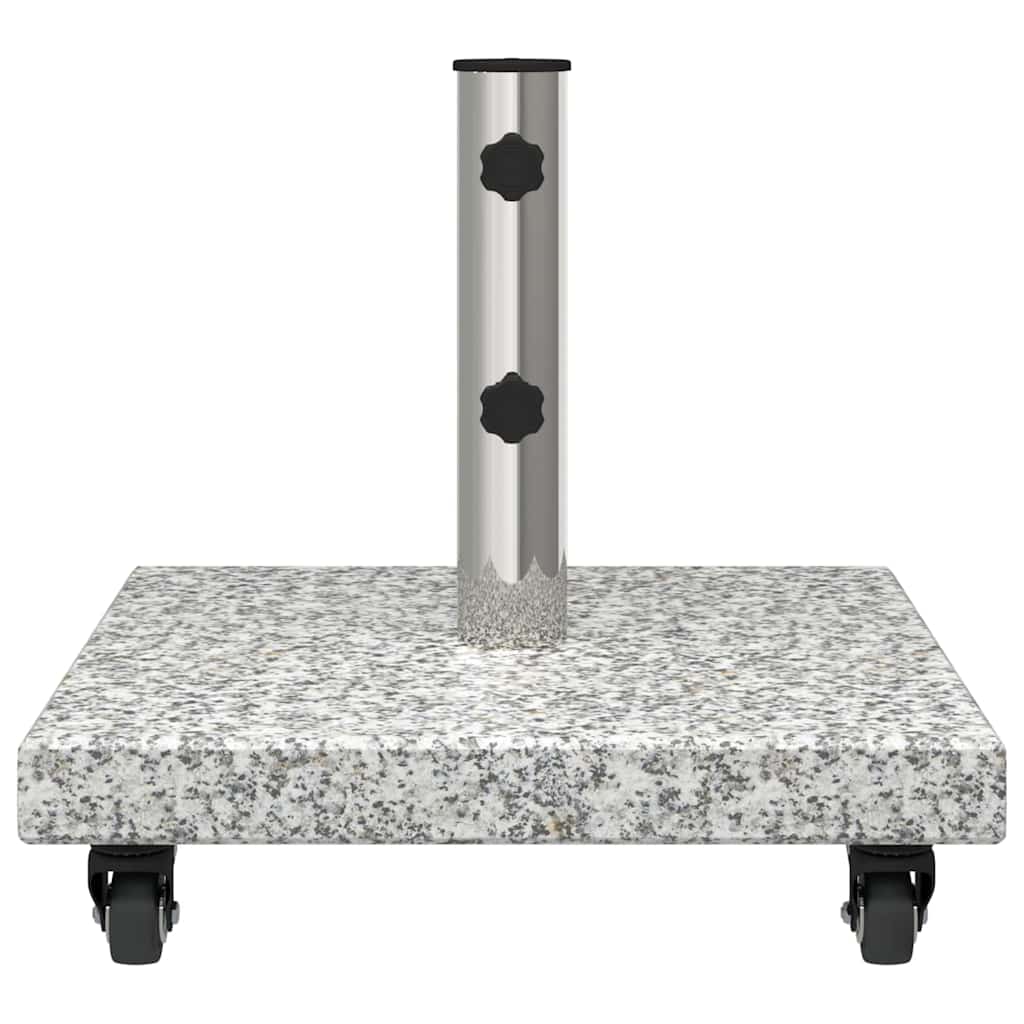vidaXL Parasol Base 30kg Gery Granite Square