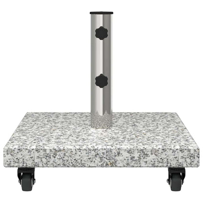 vidaXL Parasol Base 30kg Gery Granite Square