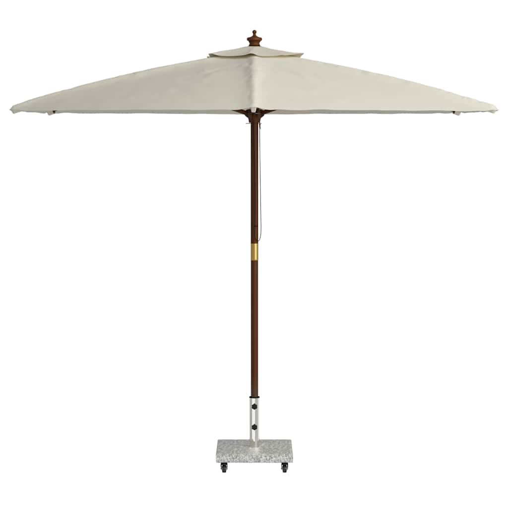 vidaXL Parasol Base 30kg Gery Granite Square