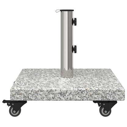 vidaXL Parasol Base 30kg Gery Granite Square